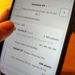Potagenda - outil de planification des cultures